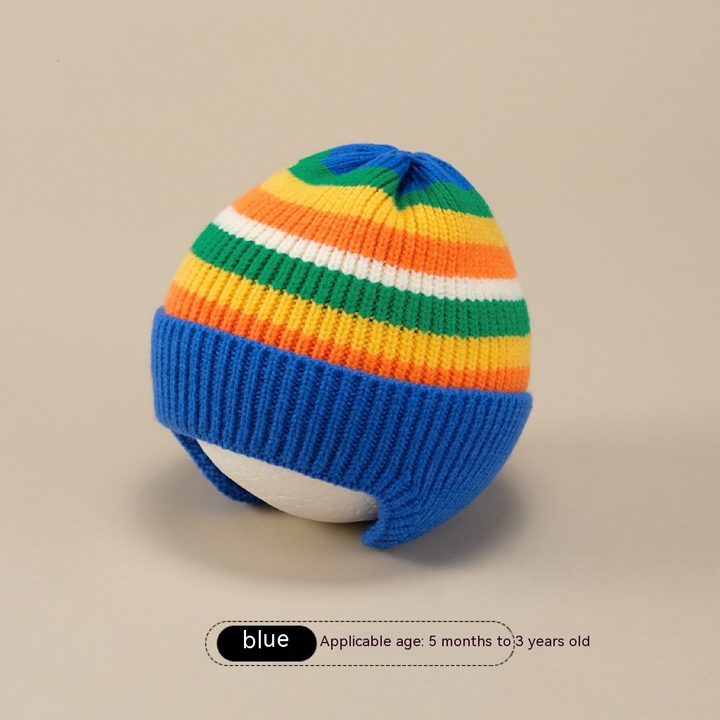 Rainbow Hat Brushed Blue