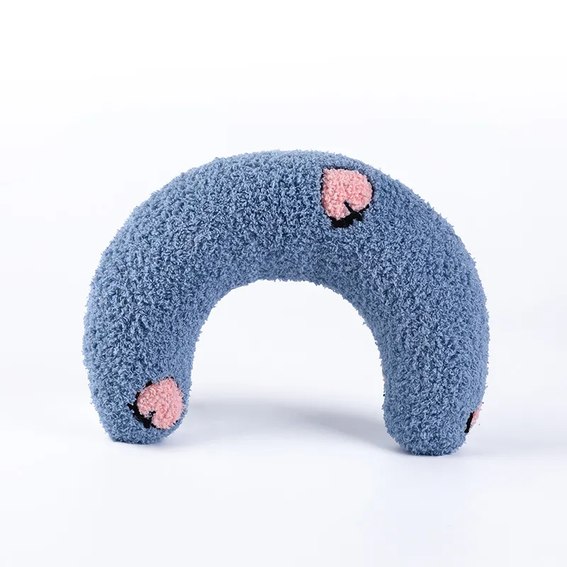 U-shaped Cat Toy Pillow To Protect Cervical Vertebra Pet Sleeping Pillow Soft Sounding Deep Sleep – image 9