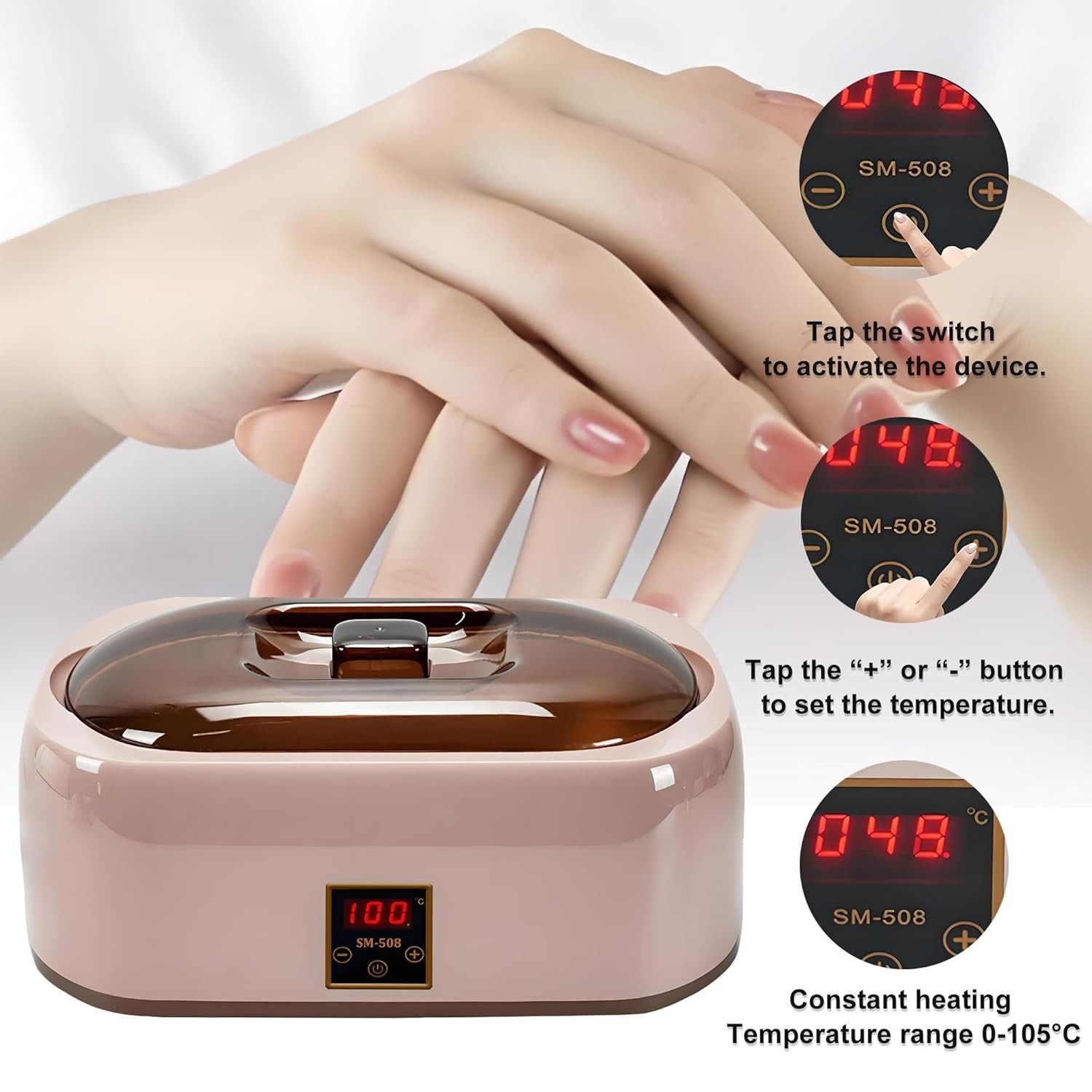4000ML Paraffin Wax Machine For Hand And Feet Bath Warmer UK — image 6