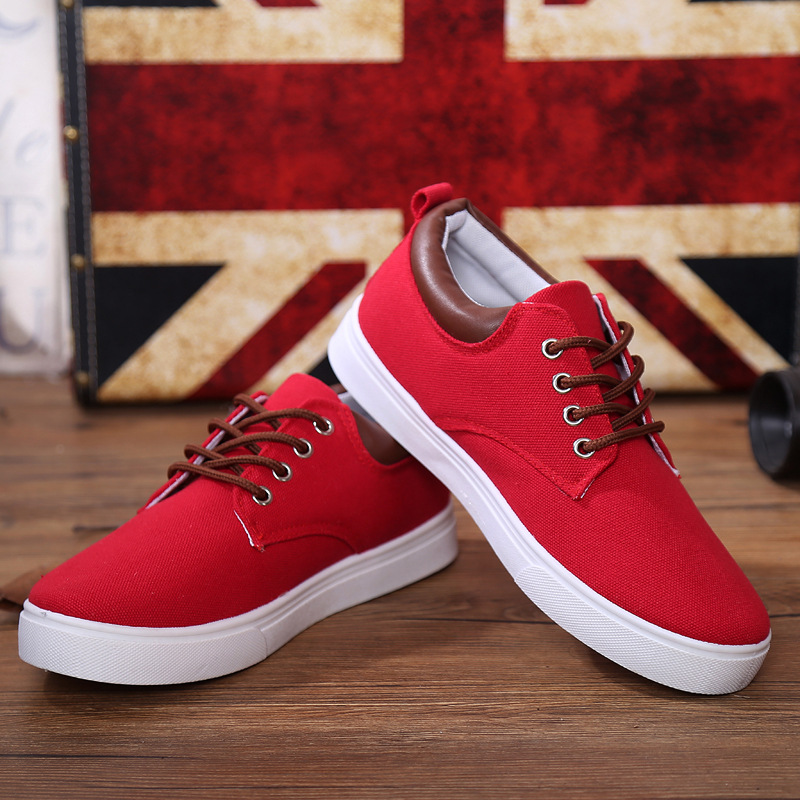 Title 4, Student Casual Cloth Shoes Low Top White Shoes