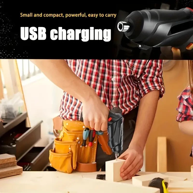 47 In 1 Cordless Electric Drill Set Electric Driver Screwdriver Rechargeable NEW — foto 8