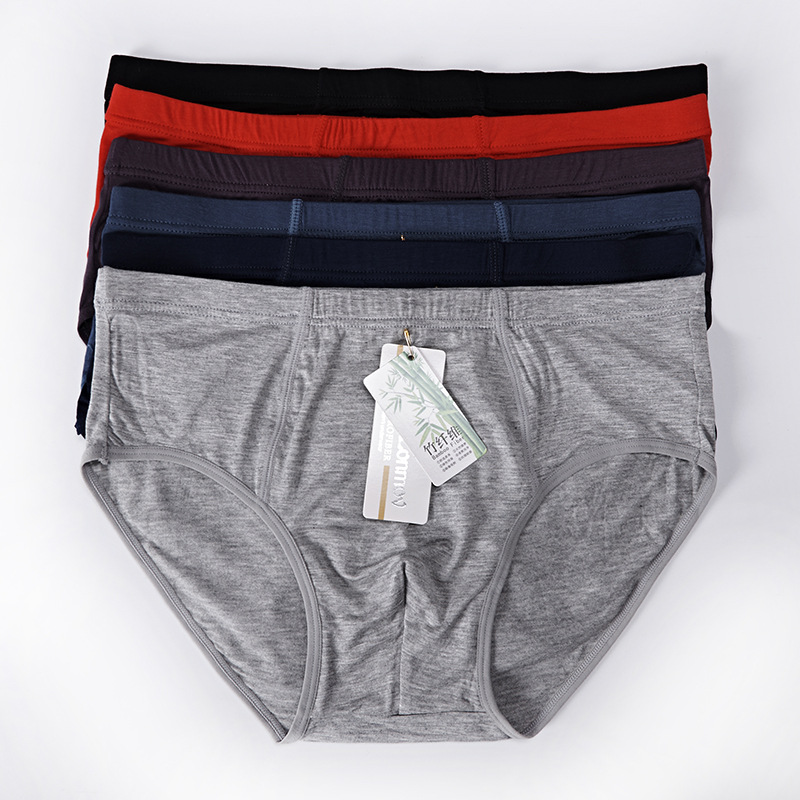 Bamboo Fiber Middle-aged And Elderly Loose Briefs