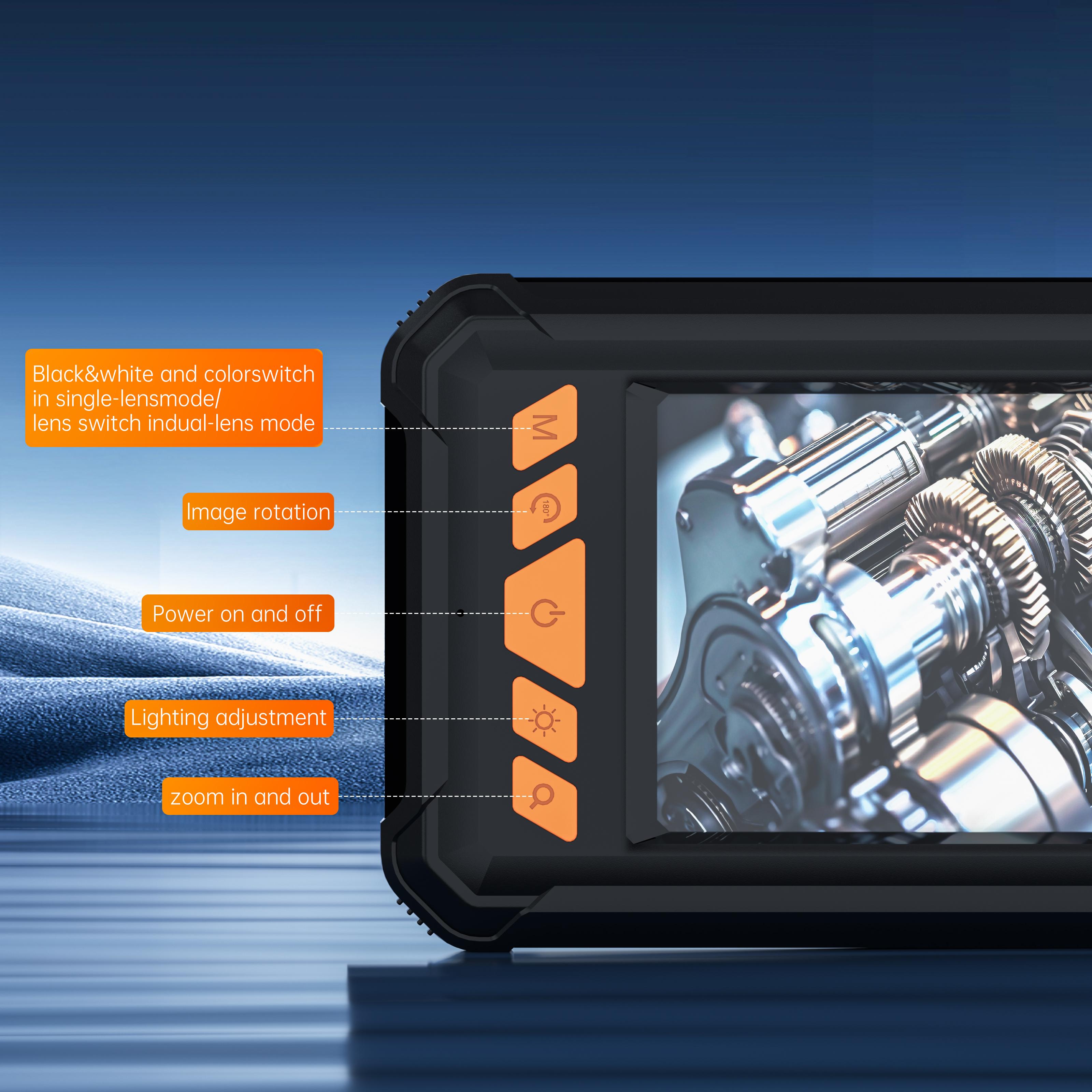 HD Waterproof Endoscope Camera  High-Brightness LED Lights  For Home Plumbing & Automotive Repair