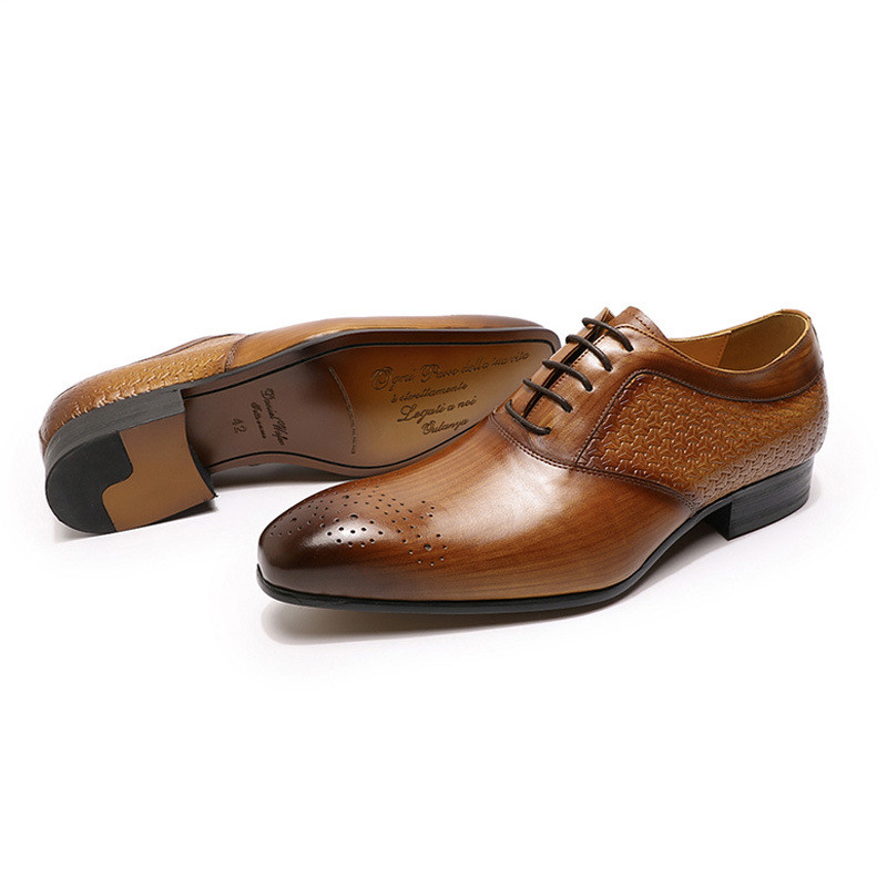 Fashionable And Personalized High-end Men's Oxford Shoes