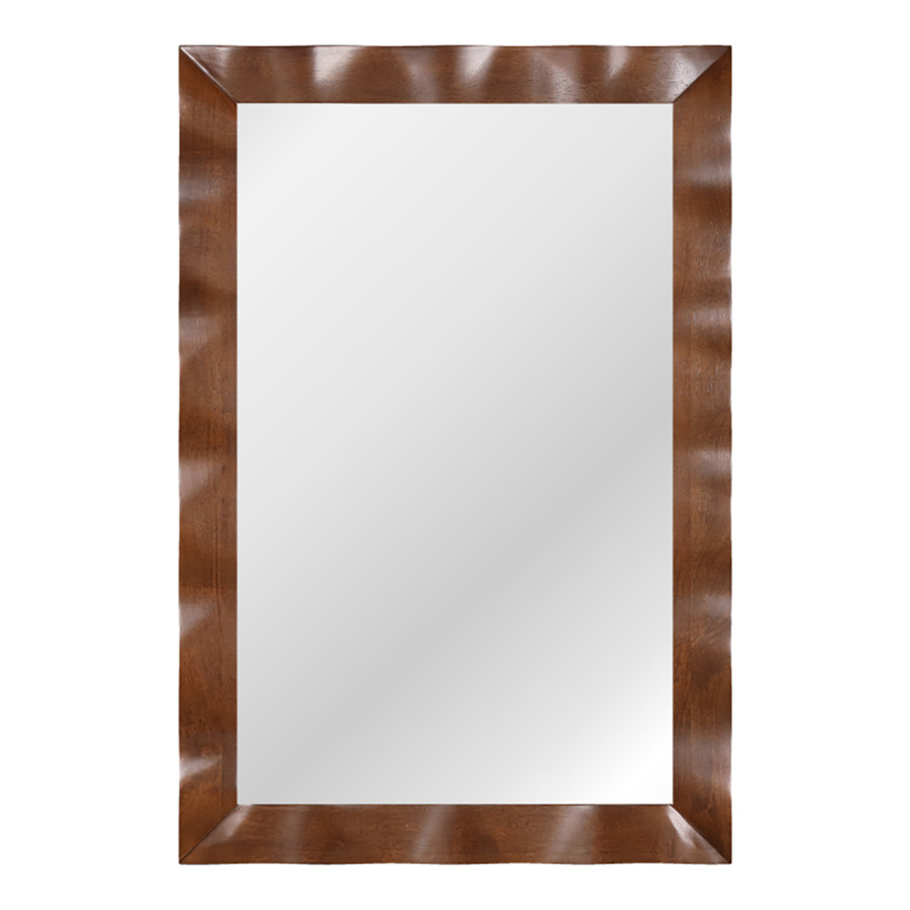 41.5 X 28 Inches Farmhouse Wall Mirror With Solid Wood Frame 5