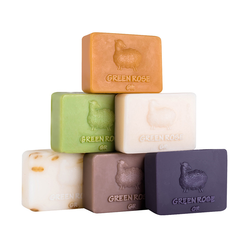 Goat Milk Handmade Soap Moisturizing Cleansing Light Black