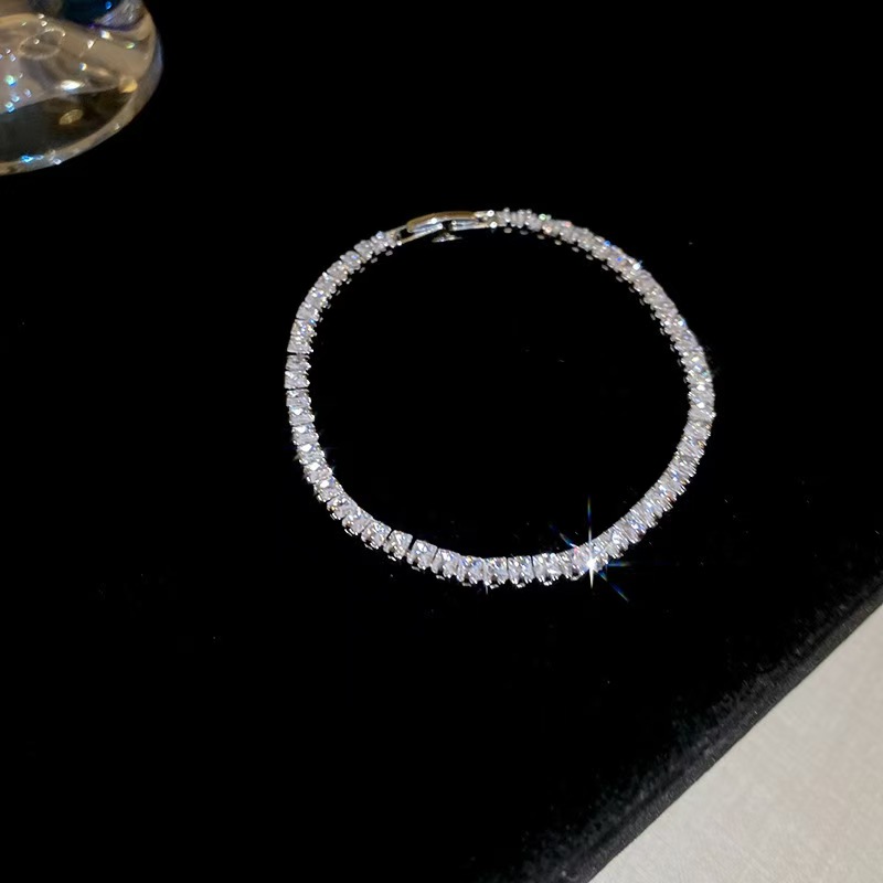 18K Gold Plated Geometric Zircon Bracelet Round Square Flower Bangle Luxury Premium Vintage Wrist Jewelry For Women