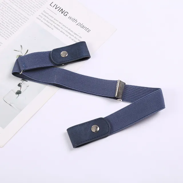 Elastic Belt Of Students' Seamless Jeans Dark Blue - Shop at LoveMi