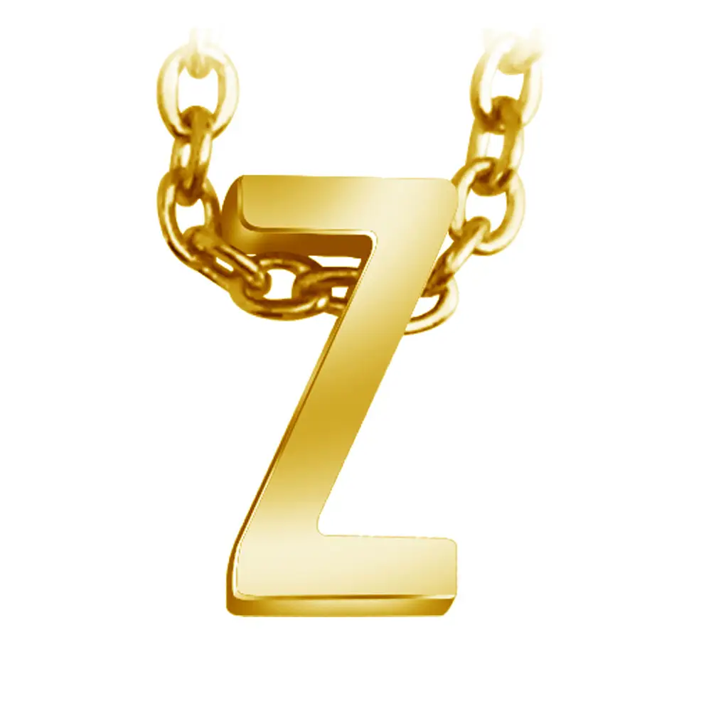 26 English Letter Surname Short Collarbone Chain