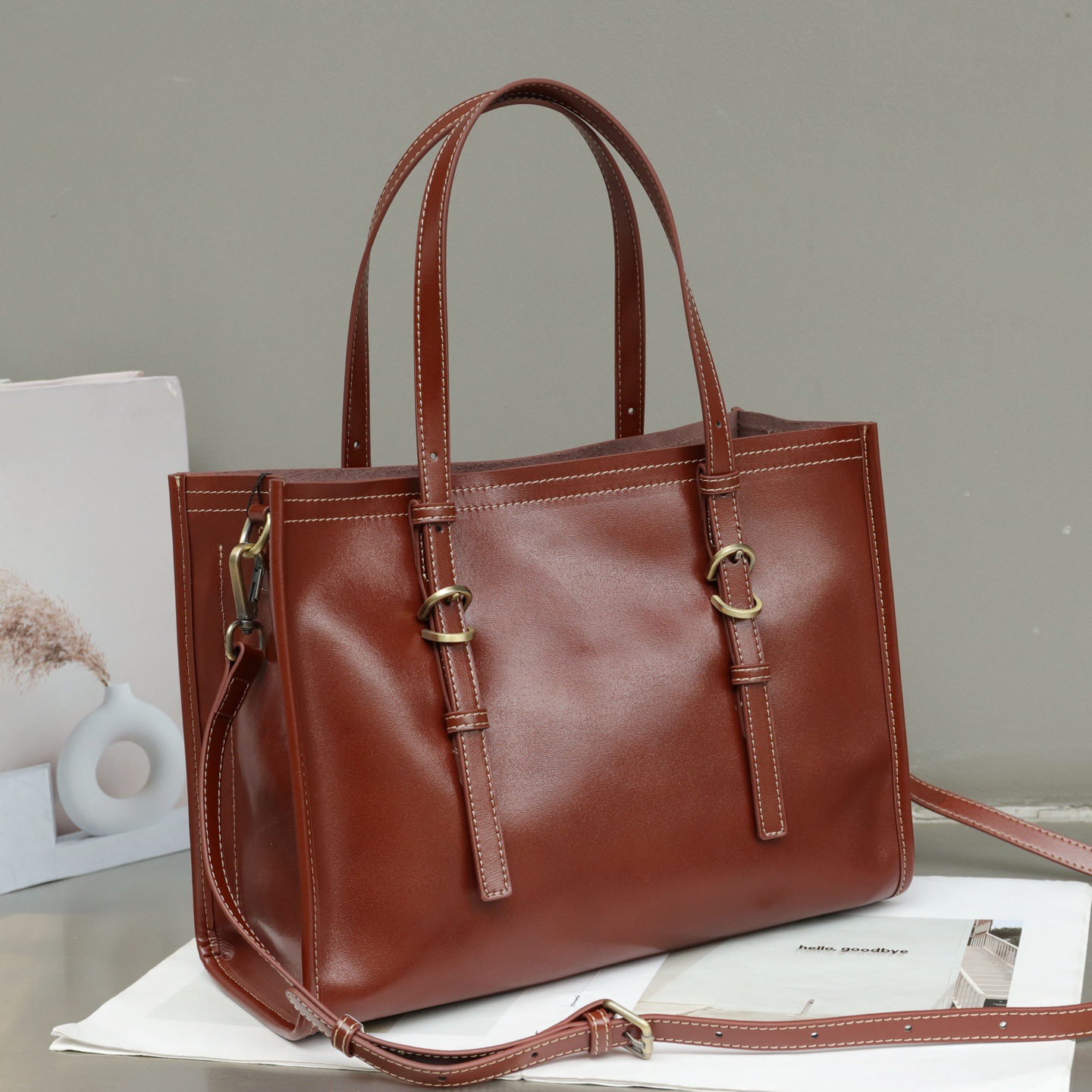 Nouveau sac pour femmes en cuir véritable – Image 6