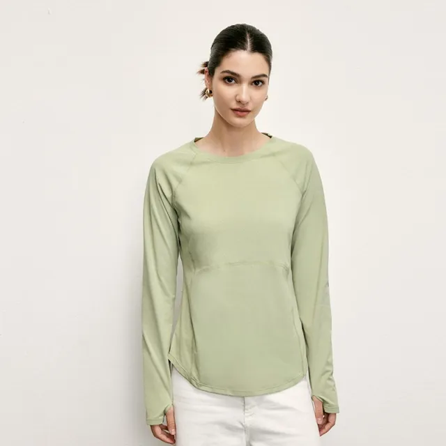 Women's T shirt New Solid Loose Versatile Round Neck Grey - Shop at LoveMi
