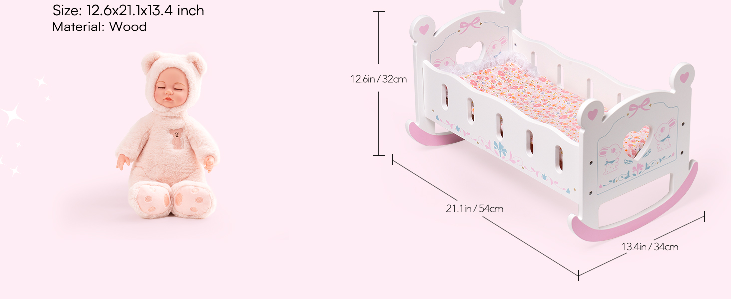 18-Inch Doll Bed,