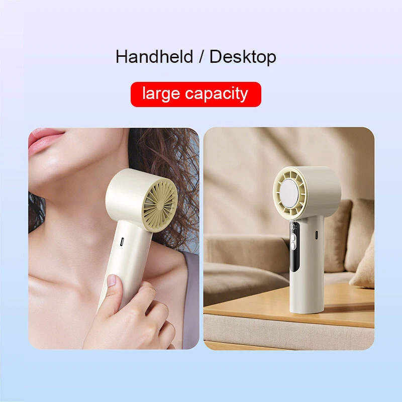 USB Handheld Fan Rechargeable Portable Mini Hand Held Small Fans Cooler