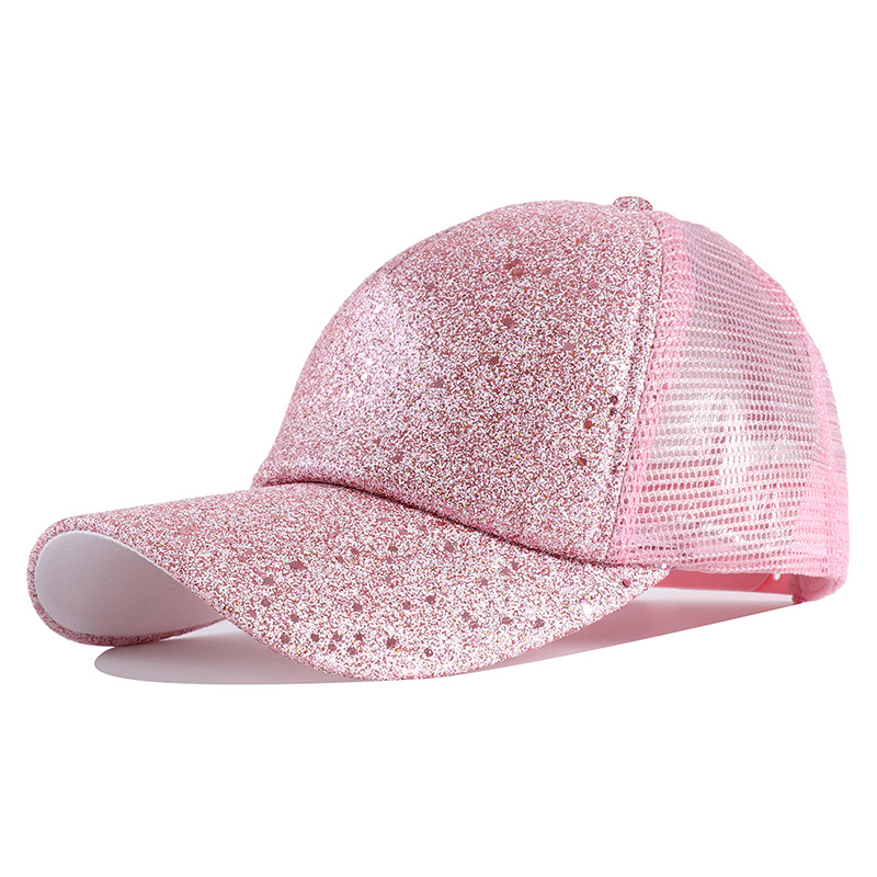 Fashion Versatile Sequin Fluorescent Baseball Hat Sunscreen
