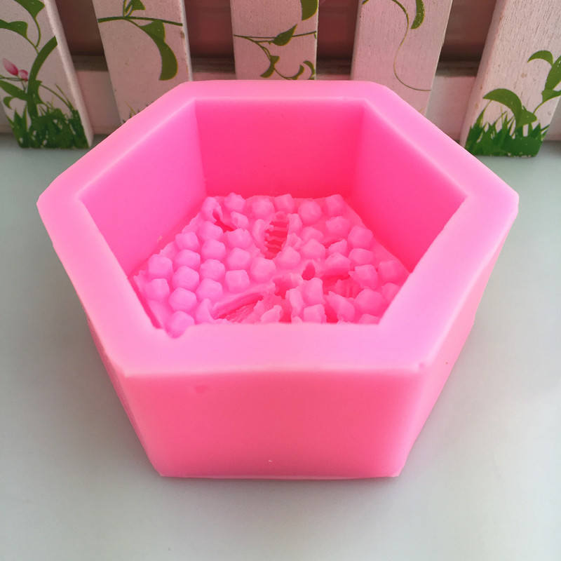 3 Bees Fondant Silicone Ice Cream Mold