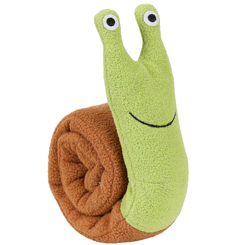 Snail snuffle toy