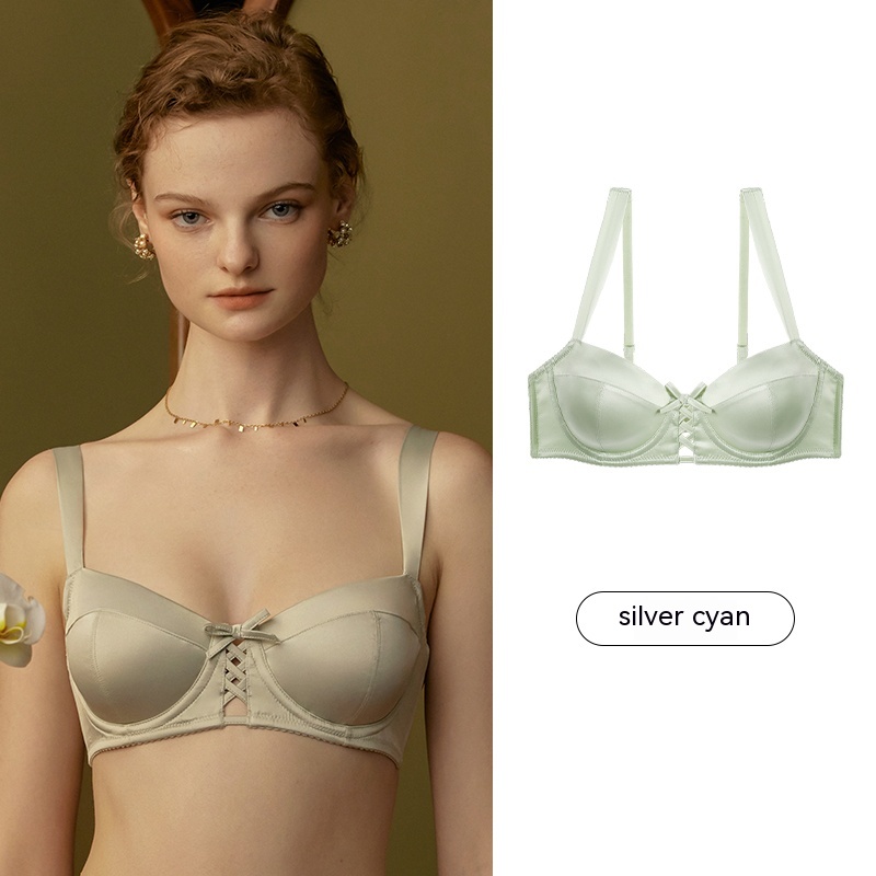 Silver Cyan Single Bra