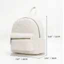 Teddy Velvet Small Backpack Be