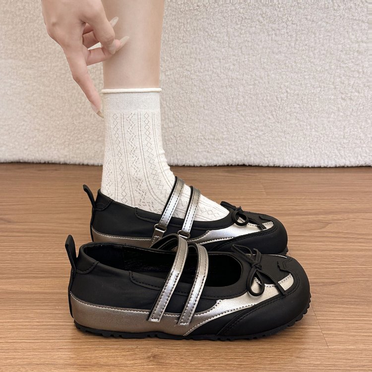 Bow Strap Mary Jane Flats