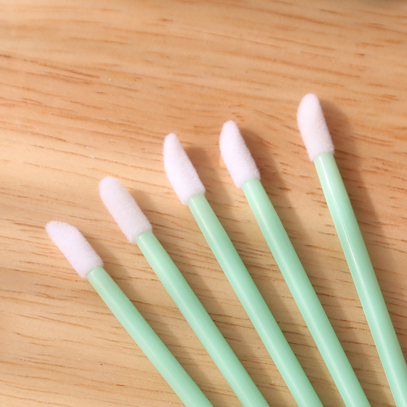 Disposable Lip Brushes , , , Lipstick & Gloss Applicators. Lint Free, Multi Color Options Green - Shop at LoveMi