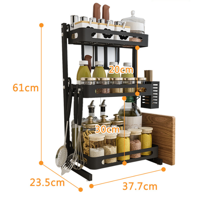 Title 5, Hanging Floor Stainless Steel Knife Holder Stor...