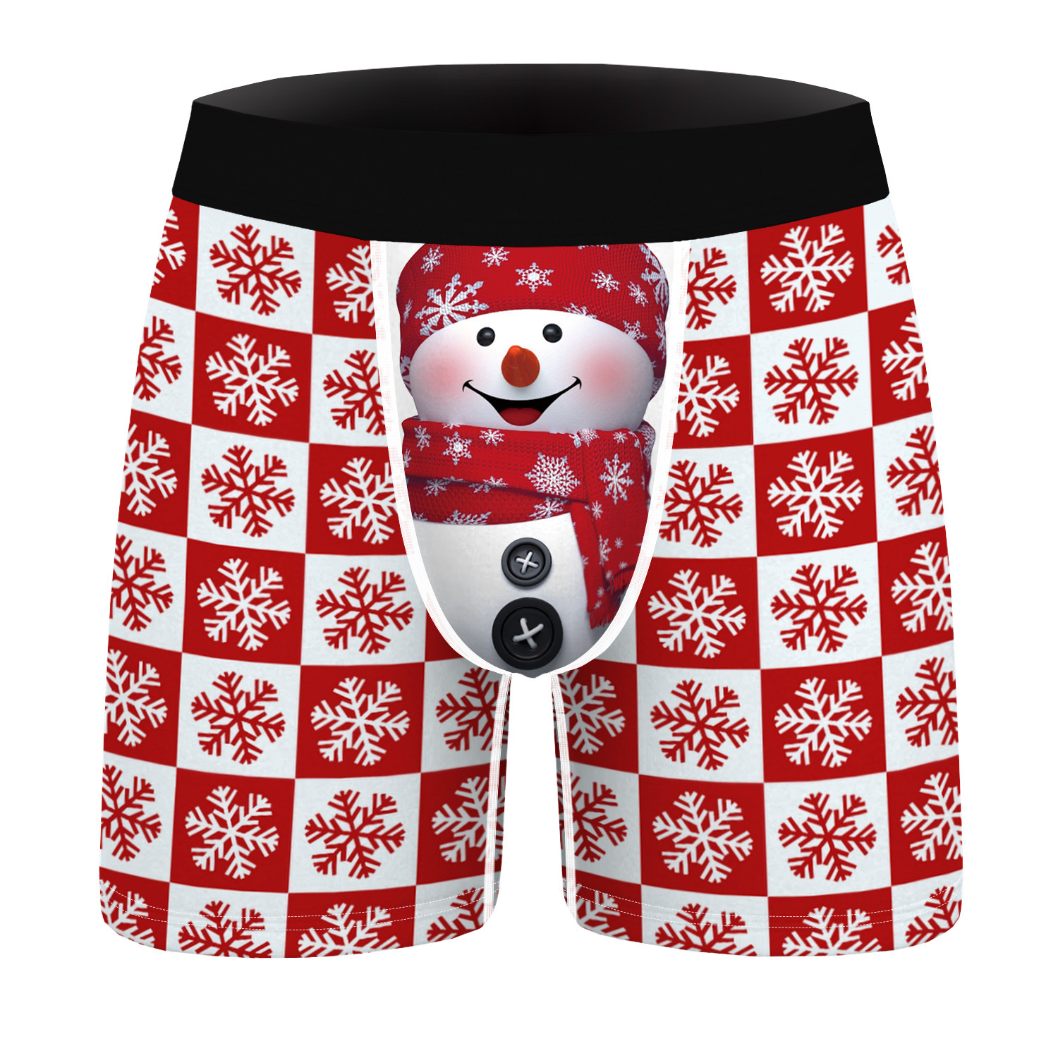 Title 2, Christmas Snowman Digital Printing Men