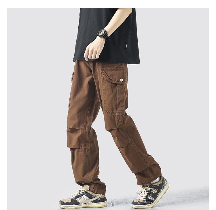 Title 7, Pantaloni cargo larghi vintage multitasche casual