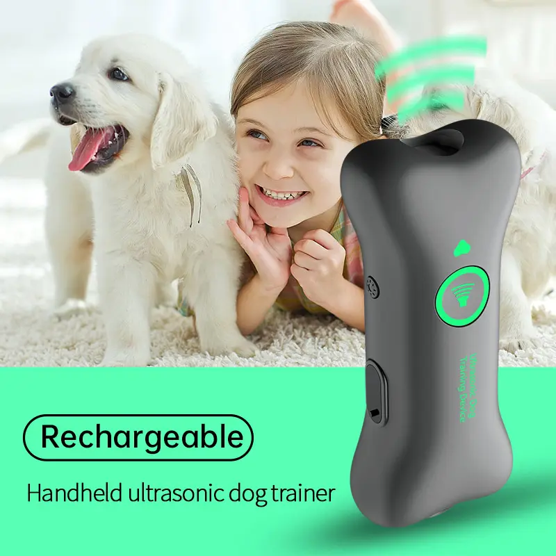 Portable Handheld Ultrasonic Anti-Bark Dog Repellent
