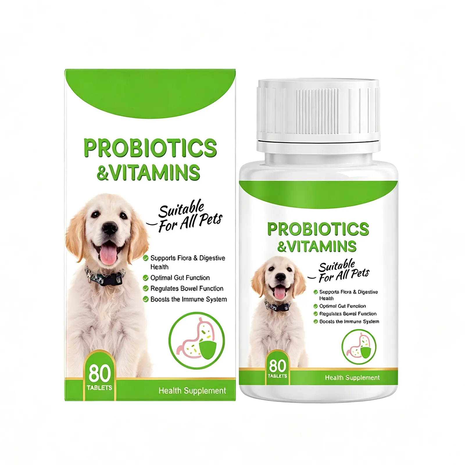 Pet Probiotics & Vitamin Tablets