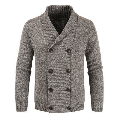 Title 2, Casual dubbelborst cardigan voor jongeren, perf...