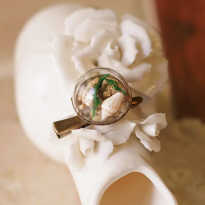 Underwater World Hairpin Women's Anti-glare Brooch