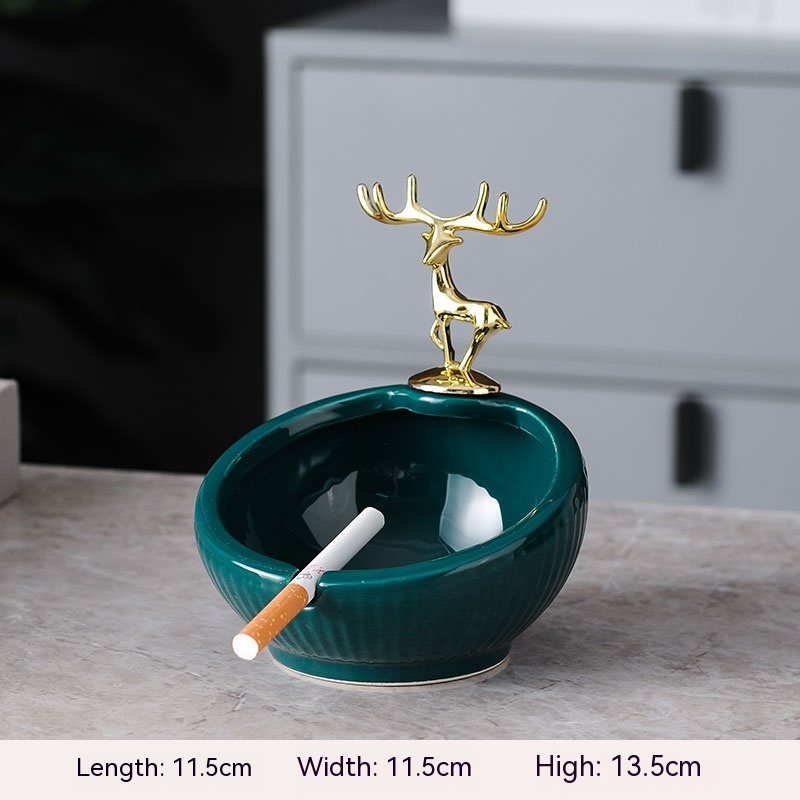 Green Ashtray