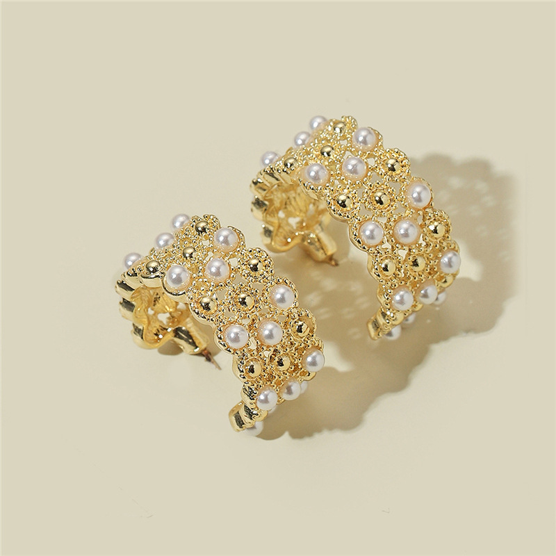 Female Personality European And American Metal Design Earrings