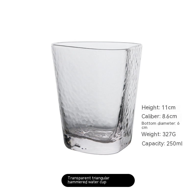 Transparent Triangle Water Cup