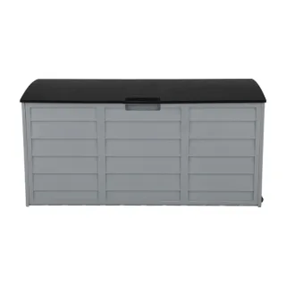 75gal 130lb Black Lid Plastic Patio Storage Box