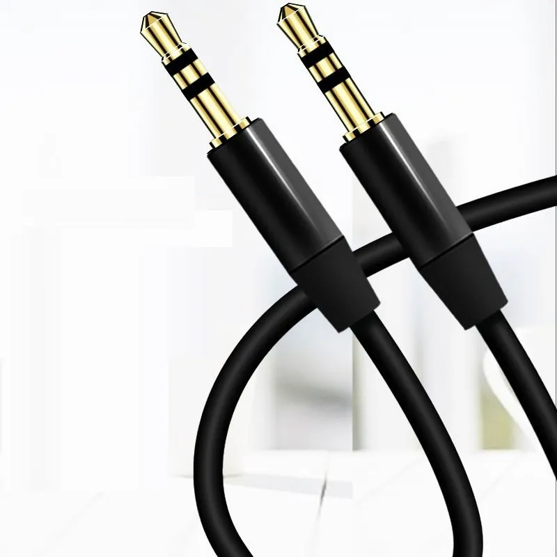 Universal Audio Cable 3.5 Male-to-male Mobile Phone Headset Audio Cable Aux Car-to-record Cable