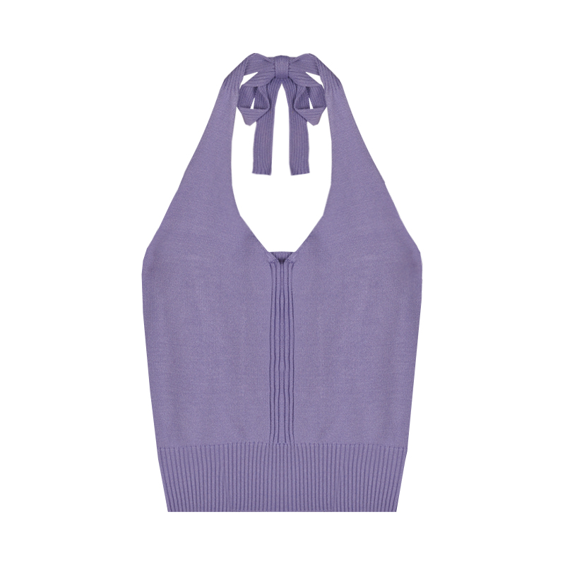 Title 1, Short Sleeveless Knitted Camisole Summer Women