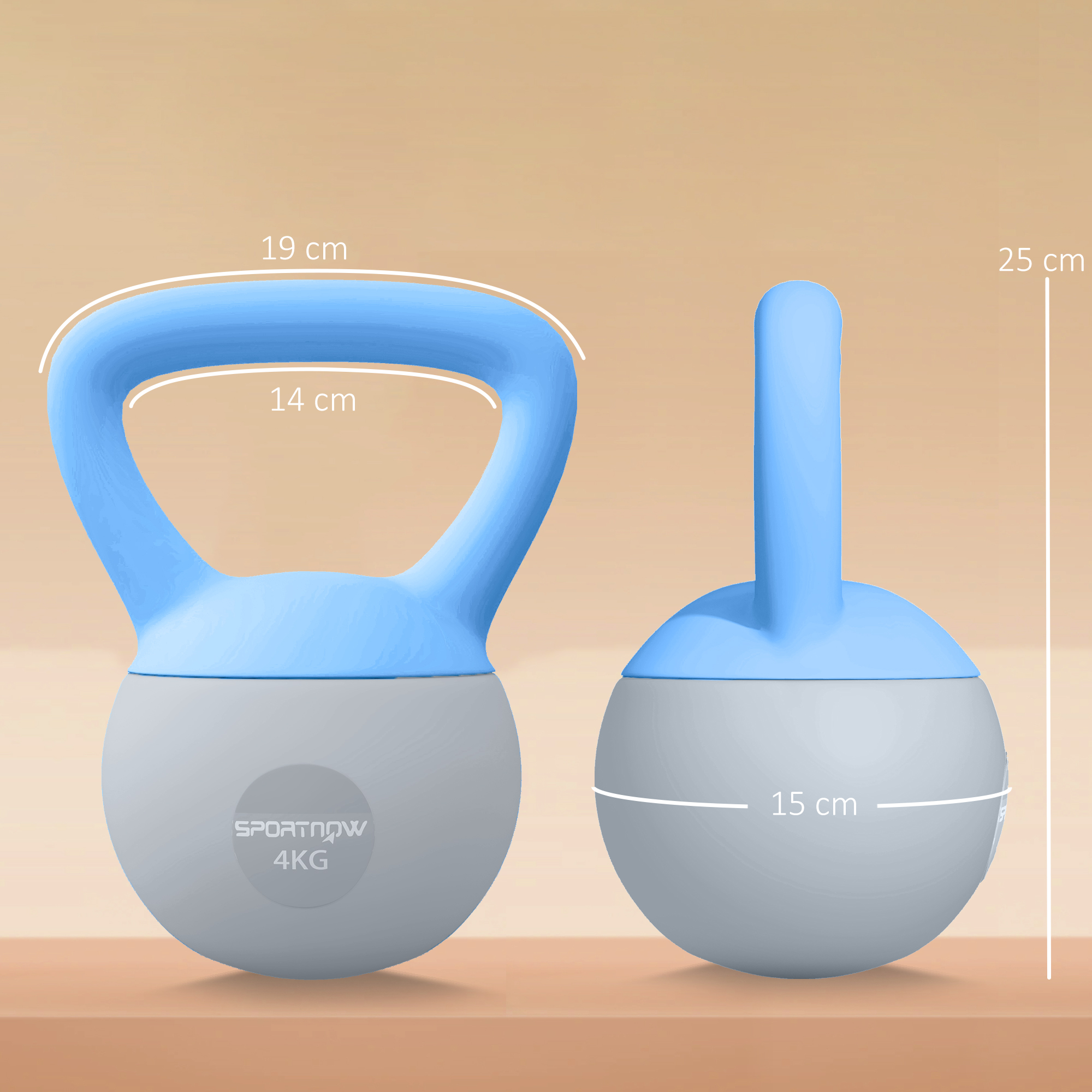 4 Kg Soft Kettlebell With Anti Slip Handle, Suitable For Home Gym — image 9