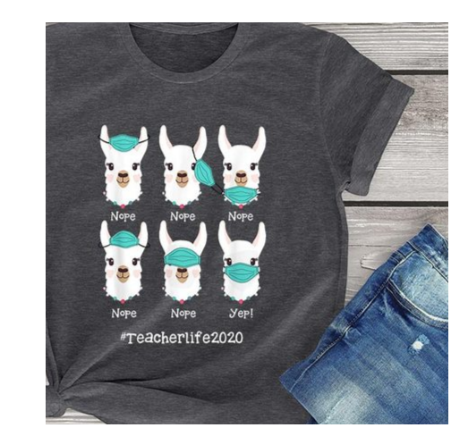 Short-sleeved Printed Cotton T-shirt Cross-border Foreign Trade