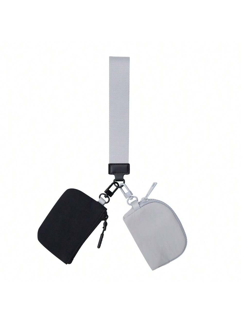 KeyChain Wallet Wristlet Wallets For Women Mini Zip Dual Pouch Wristlet — foto 3