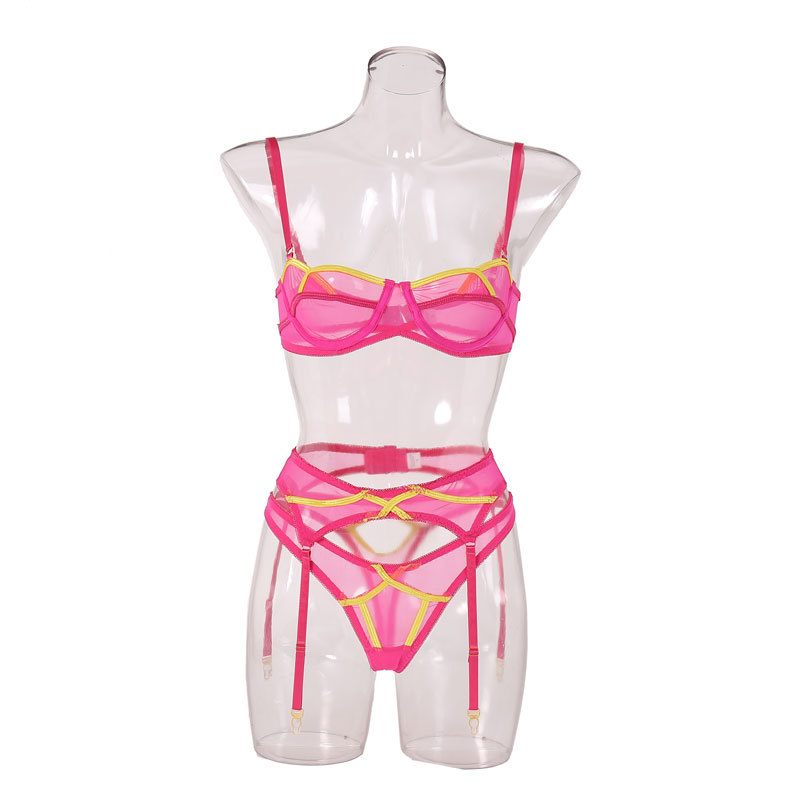 Title 2, Garter Mesh Panel Body Sculpting Split Suit