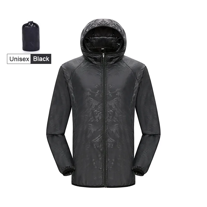 Mens and Womens Skin Windbreaker UV Protection Sunscreen Clothing