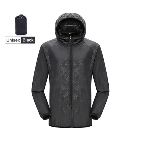 Mens and Womens Skin Windbreaker UV Protection Sunscreen Clothing