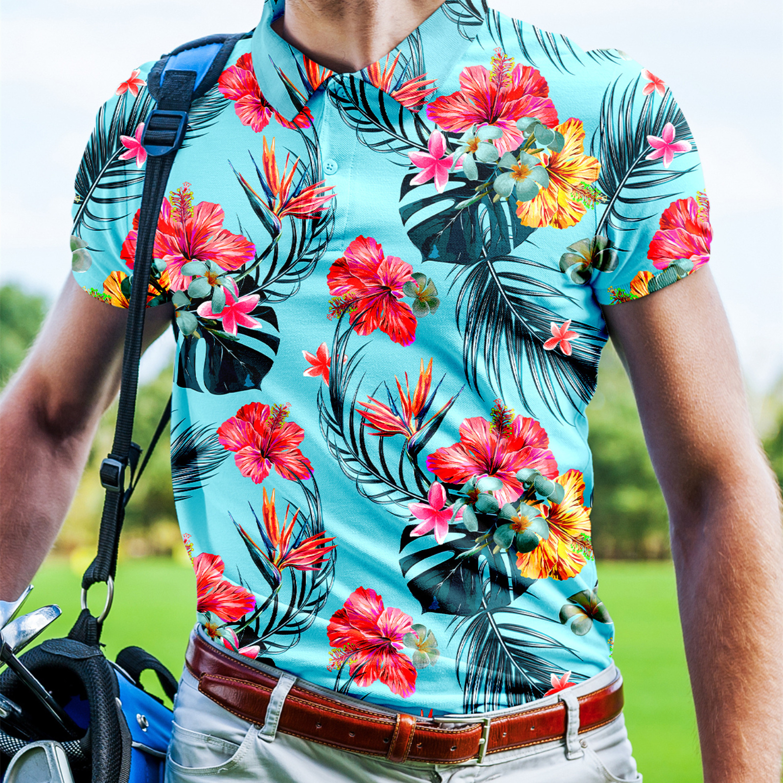 POLO Shirt 3D Printed Casual POLO Short Sleeve European And American Style Men's Clothing