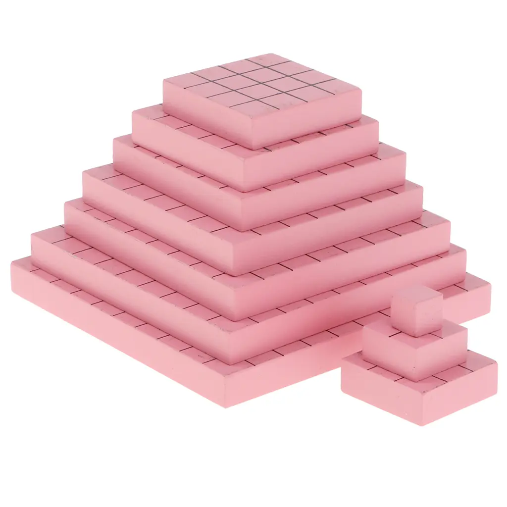 Children's Mathematics Teaching Toy Cube Tower Early Childhood Education Puzzle