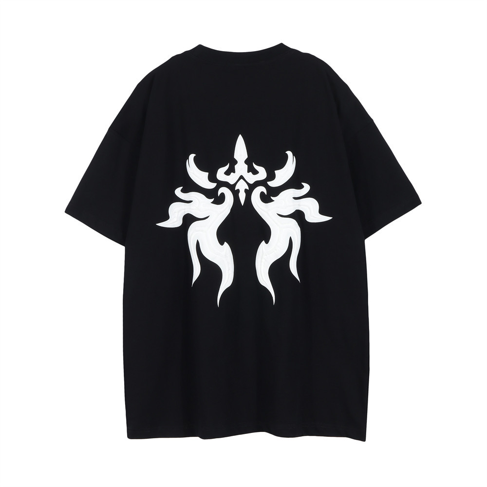 Title 5, Dark Skull Printed Short-sleeved T-shirt For Me...