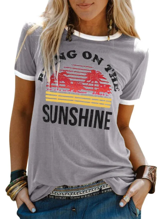 European And American Hip hop Digital 3D Printing Women's Sports T shirt 9 Style - Shop at LoveMi