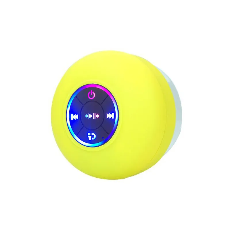 Big Suction Cup Waterproof Bluetooth Speaker LED Light Emitting – image 6