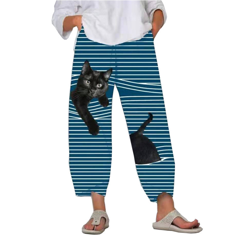 Spring And Autumn New Women's Street Hipster Sports Casual Pants