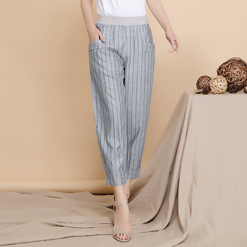 Title 3, Womens linen cropped pants – comfortable and s...